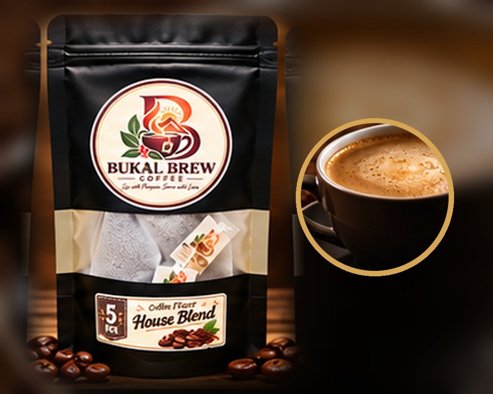 Bukal Brew Coffee House Blend coffee bags, pack of 5 pcs